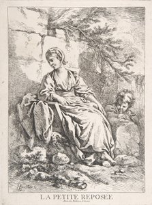 Das ruhende junge Mädchen