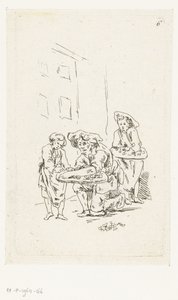 Zwei Straßenverkäufer von François Boucher