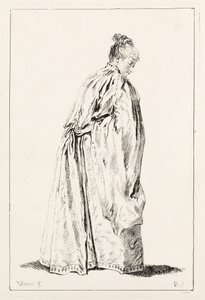 Stehende Frau von François Boucher