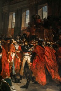 General Bonaparte im Rat der Fünfhundert in Saint-Cloud