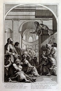 Kupferstich von Francois Chauveau 1680 