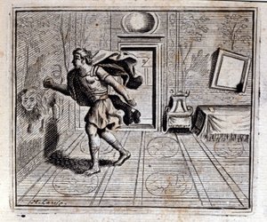 Horoskop. Fabeln von Jean de La Fontaine. Illustration von François Chauveau. Ausgabe von 1728. von Francois Chauveau