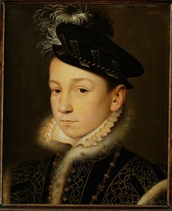 König Karl IX von Frankreich von François Clouet