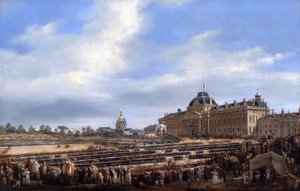 Verteilung von Fahnen an die Nationalgarde, 29. August 1830