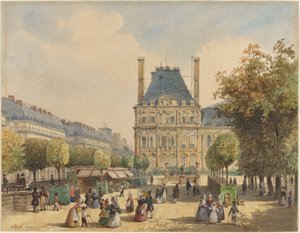 Rue de Rivoli und Pavillon Marsan
