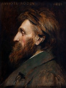 Porträt von Auguste Rodin 1840-1917, 1881