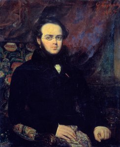 Porträt des französischen Komponisten Jacques Fromental Levy genannt Halevy (1799-1862)