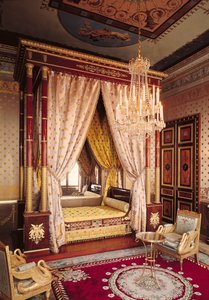 Schlafzimmer von Königin Hortense de Beauharnais (1783-1837)
