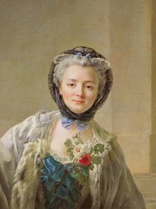Porträt von Madame Drouais (um 1732-um 1815) um 1758