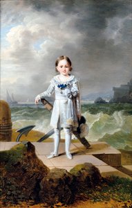 Porträt von Prinz Napoleon Louis Bonaparte (1804-1831) von Francois Josephe Kinson