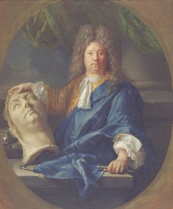 Porträt von Antoine Coysevox, 1701