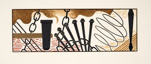 Grafische Illustration aus Prométhée Enchaîné von Aeschylus, veröffentlicht 1941