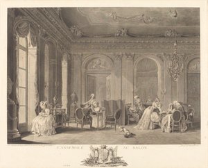 Die Versammlung im Salon