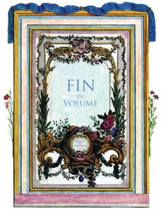 Ende des Bandes des Buches „L