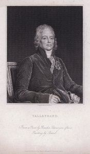 Charles Maurice de Talleyrand-Périgord, französischer Politiker und Diplomat (Stich)