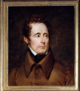 Porträt von Alphonse de Lamartine (1791-1869), französischer Schriftsteller und Politiker. Gemälde von François Gérard (1770-1837) von Baron François Pascal Simon Gérard