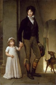 Jean-Baptiste Isabey 1767-1855 und seine Tochter Alexandrine, 1795