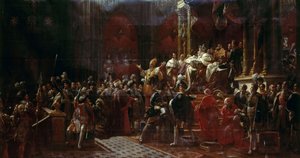 Die Krönung von Karl X. von Frankreich in Reims, 29. Mai 1825