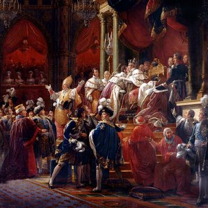 Die Krönung von König Karl X., 29. Mai 1825 in der Kathedrale von Reims (Detail)