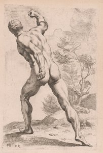 Der Borghese Gladiator, Rückansicht [Tafel 29]