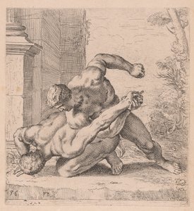 Die Medici-Ringer, Seitenansicht, nach links gedreht [Tafel 36]