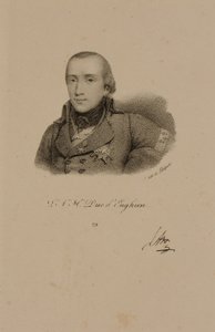 Louis Antoine Henri de Bourbon (1772-1804), Herzog von Enghien im Conde-Uniform von Francois Seraphin Delpech