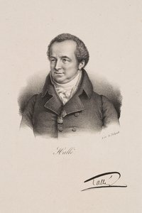 Porträt von Karl Halle von Francois Seraphin Delpech