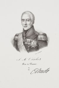 Porträt von König Charles X von Francois Seraphin Delpech