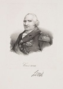 Porträt König Ludwigs XVIII. von Francois Seraphin Delpech
