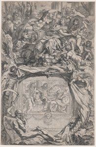 Frankreich von Ludwig XIV. mit Sieg gekrönt von Francois Verdier