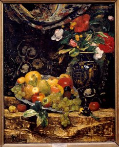 Blumen und Früchte
