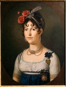 Porträt von Maria Luisa von Spanien, Herzogin von Lucca, 19. Jahrhundert