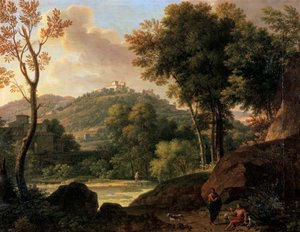 Die Landschaft um Florenz, Italien, spätes 18. bis frühes 19. Jahrhundert von Francois Xavier Fabre