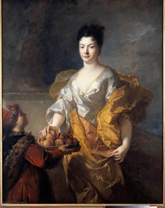 Porträt der Herzogin von La Force. Gemälde von François de Troy (1645 - 1730) von Francois de Troy