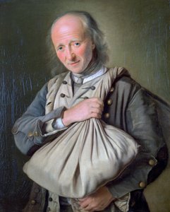 Ein Mann mit einem Doppelsack