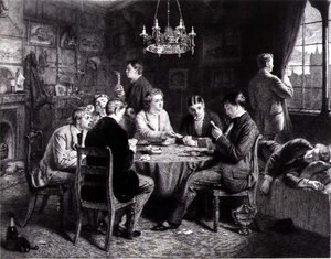Reverie - Eine Stimme aus der Ferne, graviert von Robert W. Macbeth (1848-1910) veröffentlicht von Thomas McLean