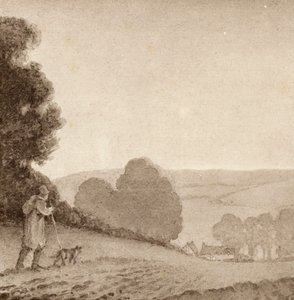Illustration für Der Gelehrte-Zigeuner von Matthew Arnold von Frank Adams