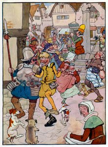 Illustration für Die Geschichte von Tom, dem Pfeifersohn von Frank Adams