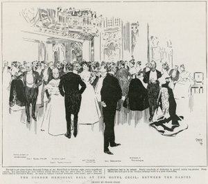 Der Gordon-Gedenkball im Hotel Cecil, zwischen den Tänzen von Frank Craig