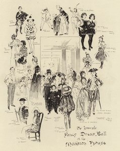 Der Jugendkostümball im Mansion House von Frank Craig