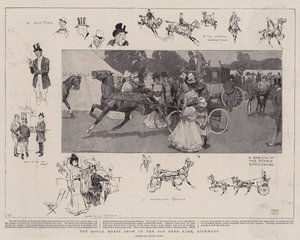 Die Königliche Pferdeschau im Alten Hirschpark, Richmond von Frank Craig