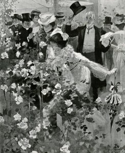 Die Ausstellung der Royal Horticultural Society in den Temple Gardens von Frank Craig