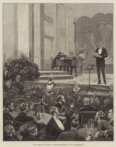 Der Prinz von Wales im Minnesänger-Club, Portsmouth