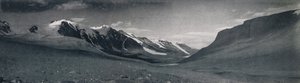 Ein eisfreies Auslass-Tal