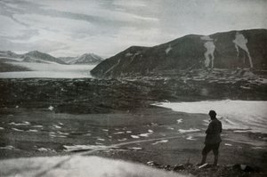 Das Mundloch des Trockentals, zeigt den Commonwealth-Gletscher, 1912, 1913