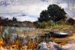 Landschaft von Polling von Frank Duveneck