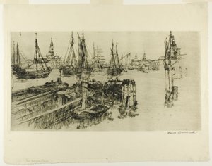 Schiffe auf der Giudeca (Die Docks)