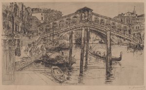 Die Rialto-Brücke, Venedig