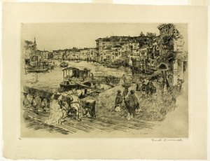 Blick auf den Canal Grande von Frank Duveneck