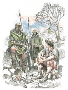 Römische Soldaten, 2. Jahrhundert, ca. 1990-2010 von Frank Gardiner